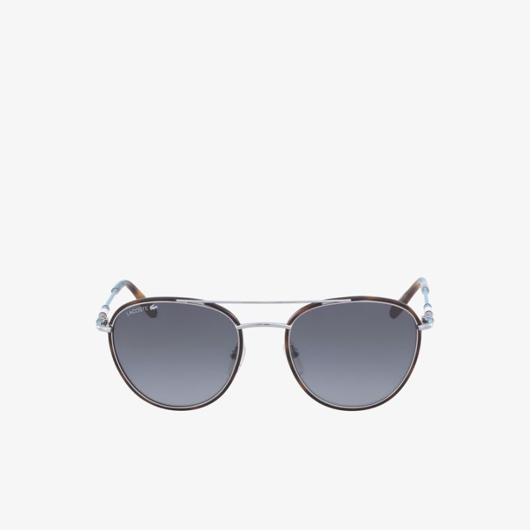 Lacoste Oval Metal Novak Djokovic Kollekciók Sunglasses Titán | TsHaJPdv