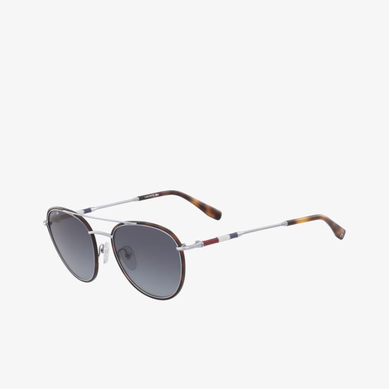 Lacoste Oval Metal Novak Djokovic Kollekciók Sunglasses Titán | TsHaJPdv