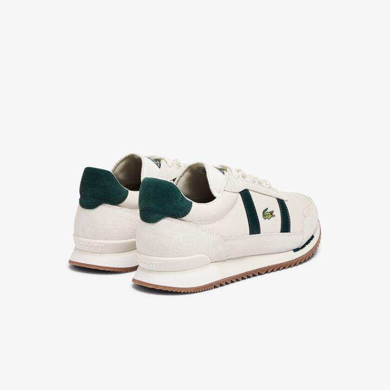 Lacoste Partner Retro Bőr Sneakers Fehér | 4U2q4OQl