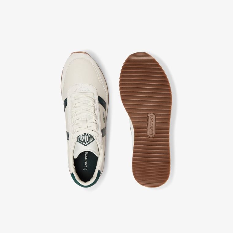 Lacoste Partner Retro Bőr Sneakers Fehér | 4U2q4OQl