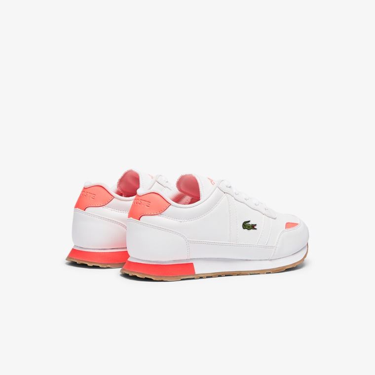 Lacoste Partner Textil Sneakers Fehér Bézs | ESh95Jgm