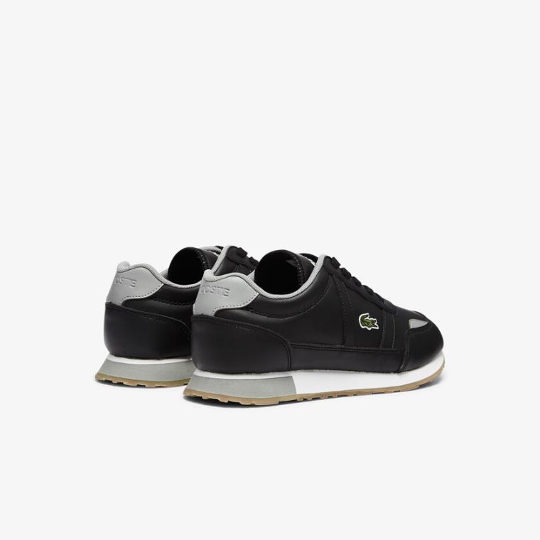 Lacoste Partner Textil Sneakers Fekete | Y7AGcN2A