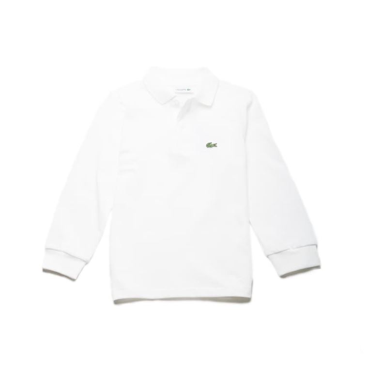 Lacoste Petit Piqué Polo Fehér | 4J0WCnOb