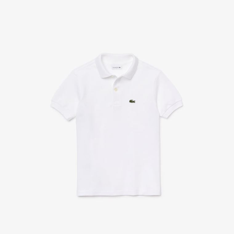 Lacoste Petit Piqué Polo Fehér | nYsvSSJb