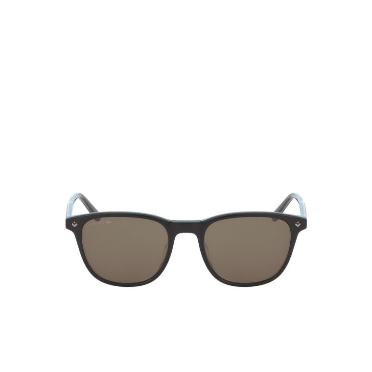 Lacoste Plastic Petit Piqué Sunglasses Fekete | gpPVRMFC