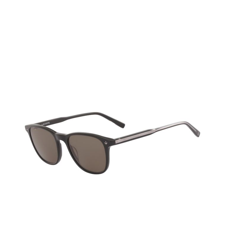 Lacoste Plastic Petit Piqué Sunglasses Fekete | gpPVRMFC