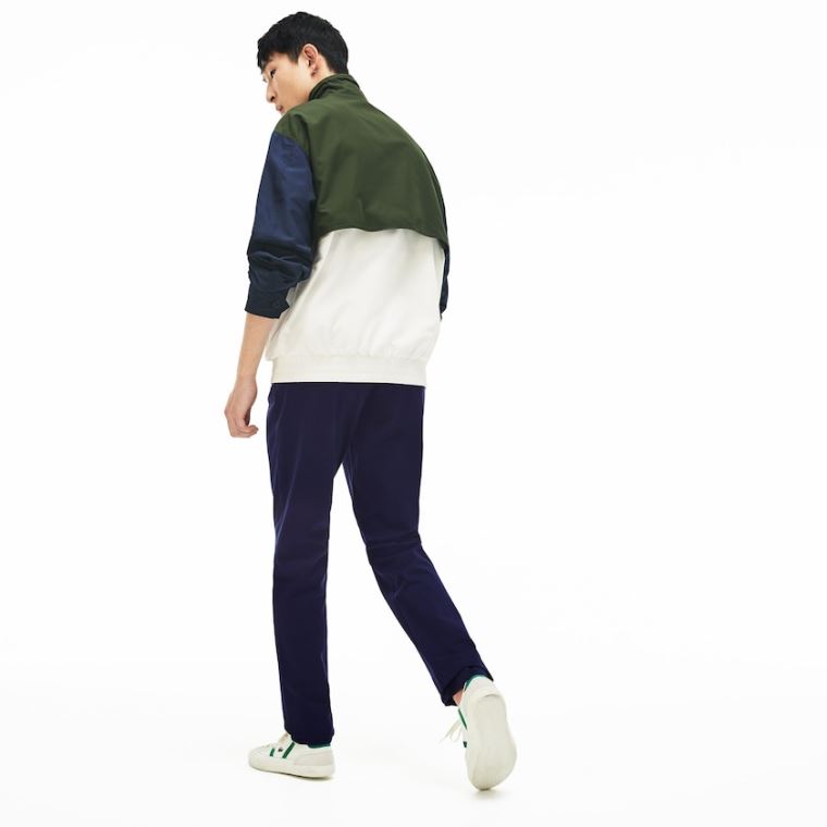 Lacoste Regular Fit Pamut Gabardine Chino Pants Sötétkék Kék | 7iIl6nP1