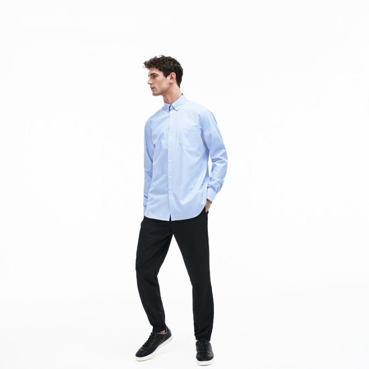 Lacoste Regular Fit Pamut Mini Piqué Shirt Világos Kék | twZRJPFX