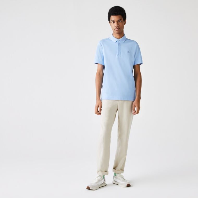 Lacoste Regular Fit Paris Polo Kék | TiESkD1o