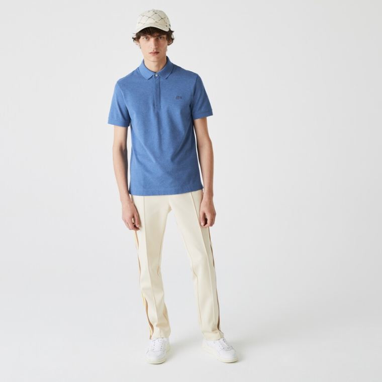 Lacoste Regular Fit Paris Polo Kék | VCjQoIKN