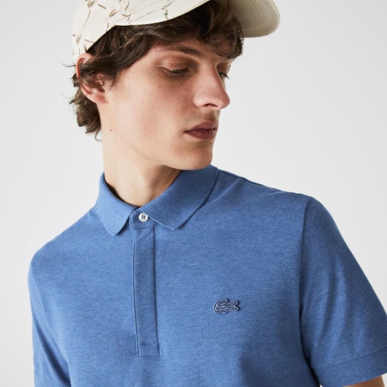 Lacoste Regular Fit Paris Polo Kék | VCjQoIKN