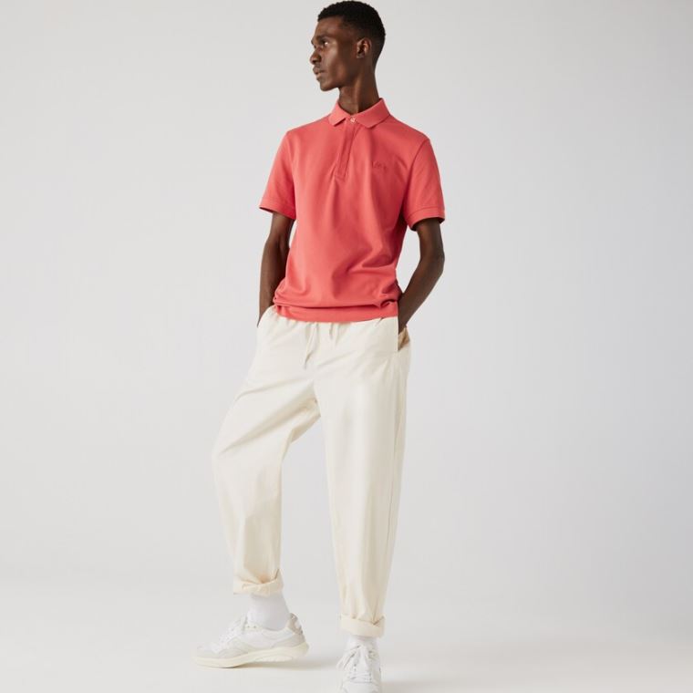 Lacoste Regular Fit Paris Polo Piros | NkppNxSM