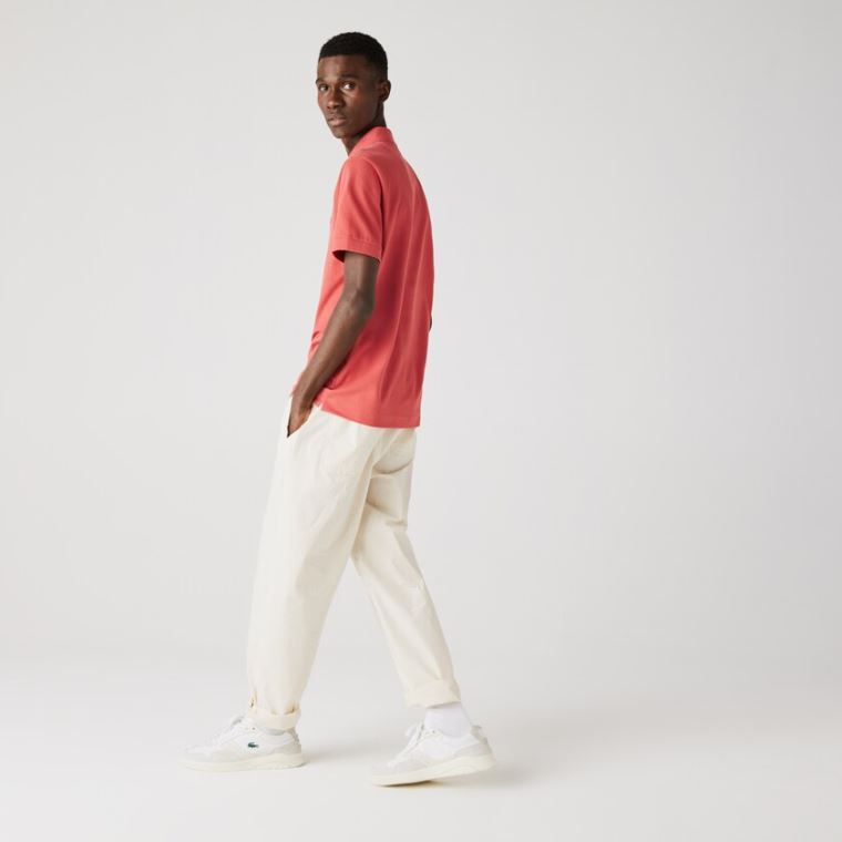 Lacoste Regular Fit Paris Polo Piros | NkppNxSM