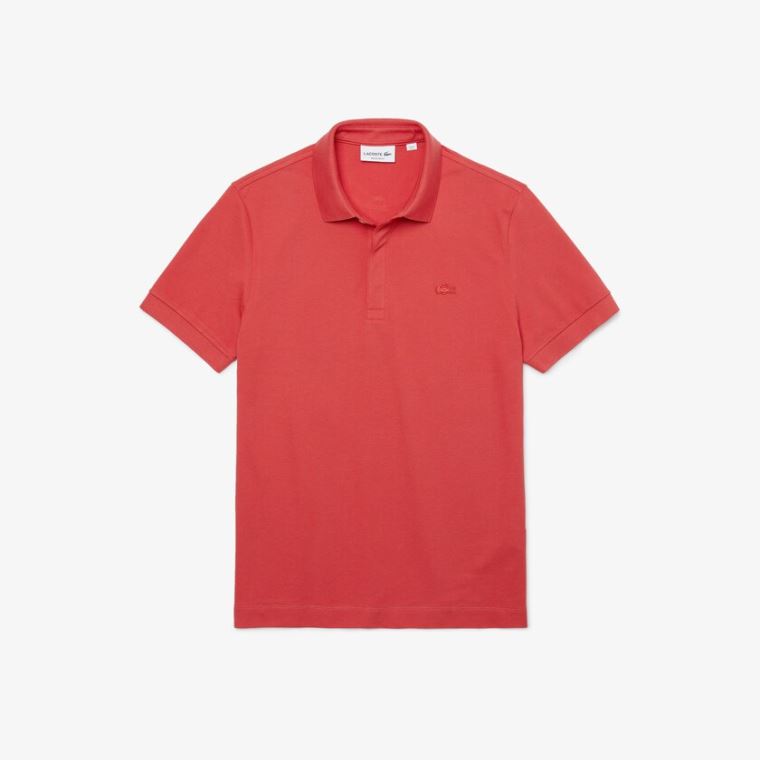 Lacoste Regular Fit Paris Polo Piros | NkppNxSM