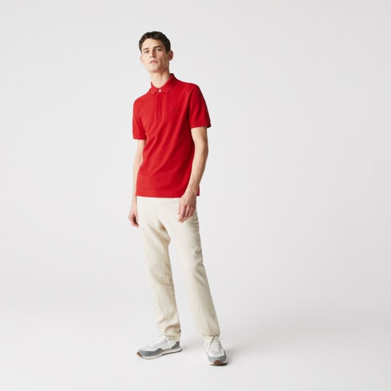 Lacoste Regular Fit Paris Polo Piros | WLFD4POa