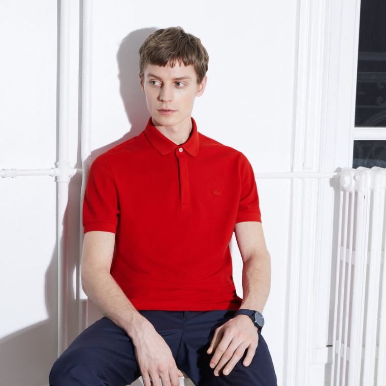 Lacoste Regular Fit Paris Polo Piros | WLFD4POa