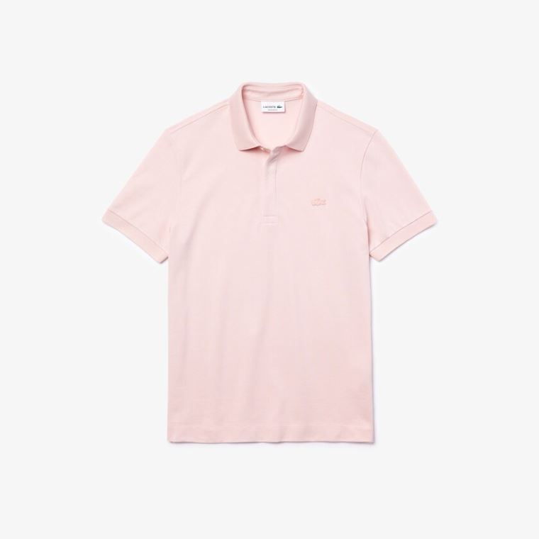 Lacoste Regular Fit Paris Polo Világos Rózsaszín | mDAmUKMR