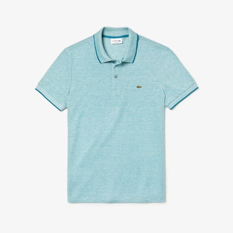 Lacoste Regular Fit Piqué Polo Shirt Kék | MIixgJT7