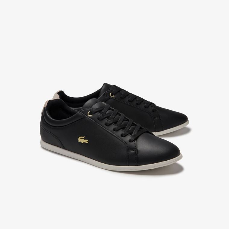 Lacoste Rey Csipke Velúr Sneakers Fekete Szürke | EeG2flKI