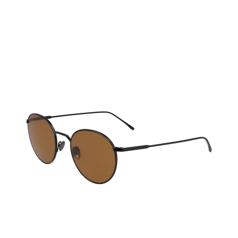 Lacoste Round Metal Ultra-Thin Sunglasses Fekete | 84Pke2by