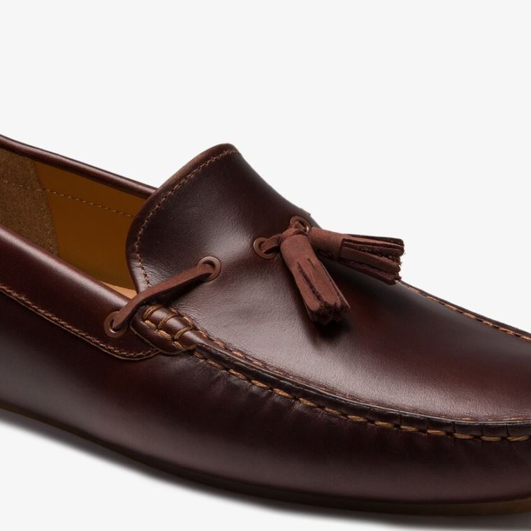 Lacoste Ruha Piloter Tassel Loafer Barna Barna | PUJhsyMG