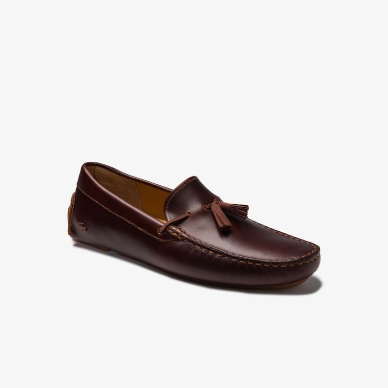 Lacoste Ruha Piloter Tassel Loafer Barna Barna | PUJhsyMG