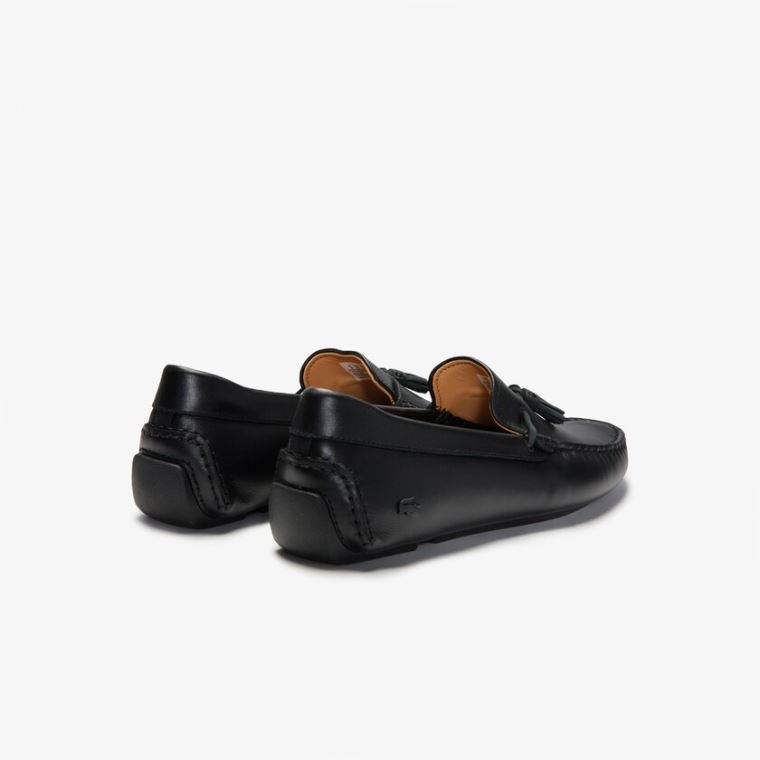 Lacoste Ruha Piloter Tassel Loafer Fekete Barna | TY9BjLym