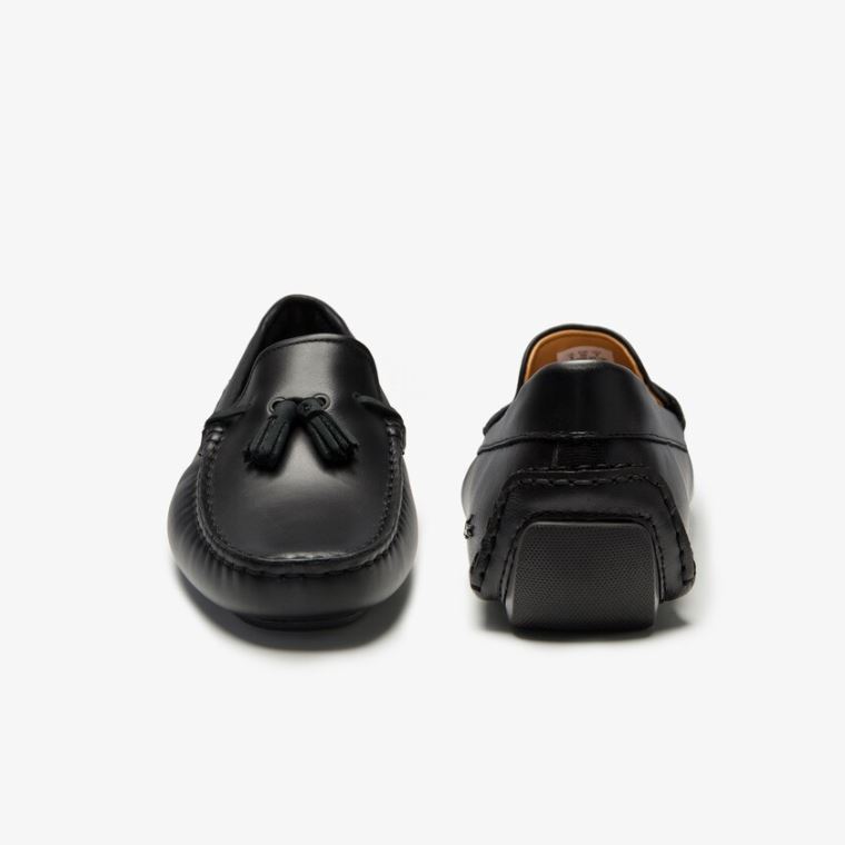 Lacoste Ruha Piloter Tassel Loafer Fekete Barna | TY9BjLym