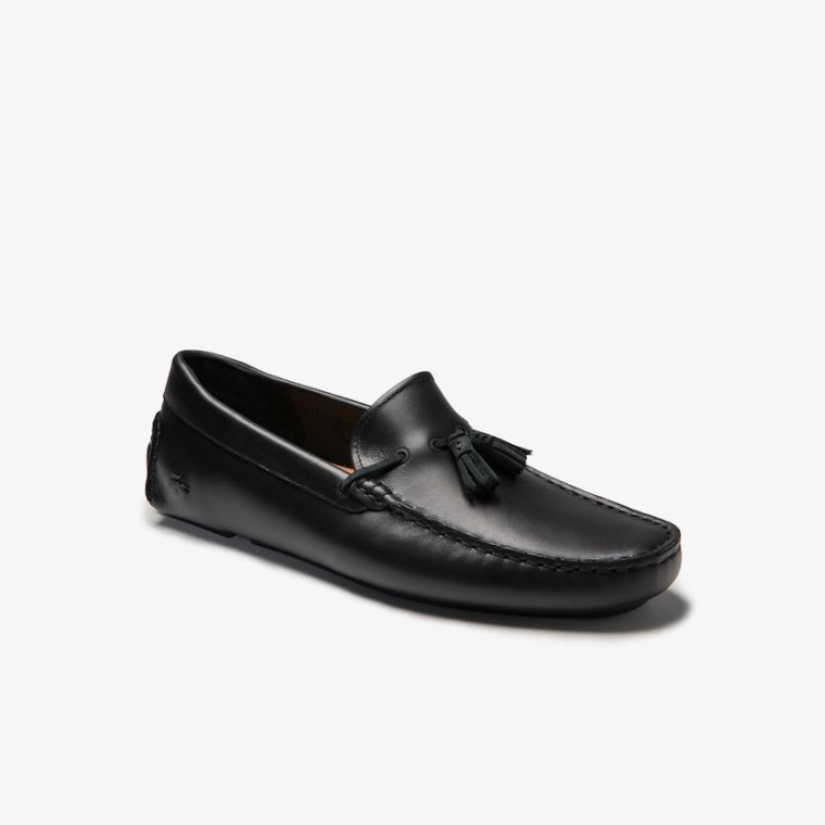 Lacoste Ruha Piloter Tassel Loafer Fekete Barna | TY9BjLym