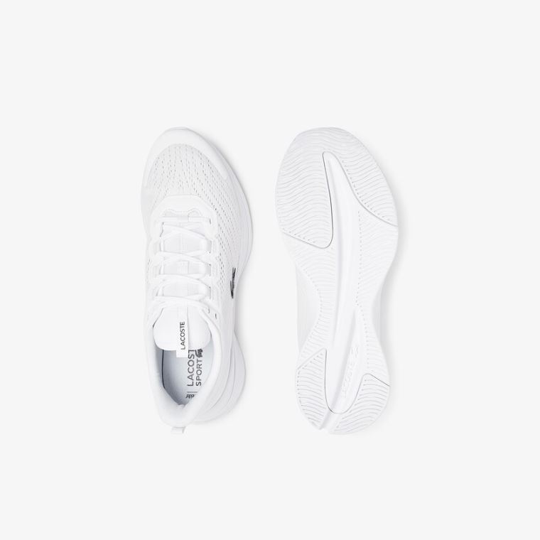 Lacoste Run Spin Textil Sneakers Fehér | Wnz43TQW