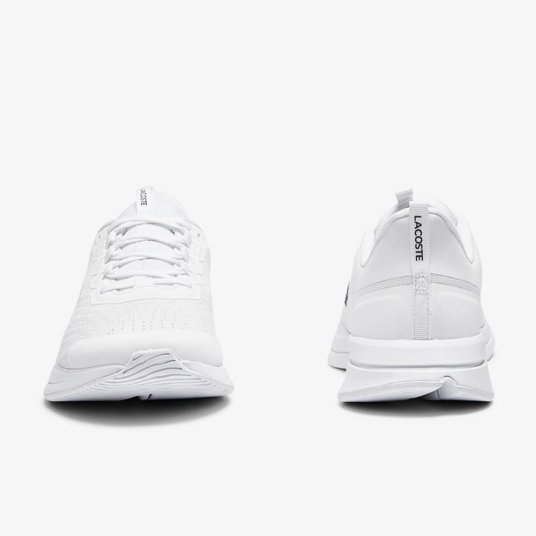 Lacoste Run Spin Textil Sneakers Fehér | Wnz43TQW