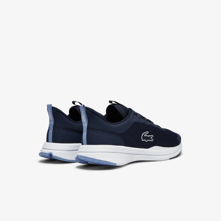 Lacoste Run Spin Textil Sneakers Sötétkék | SCTT0ZDb