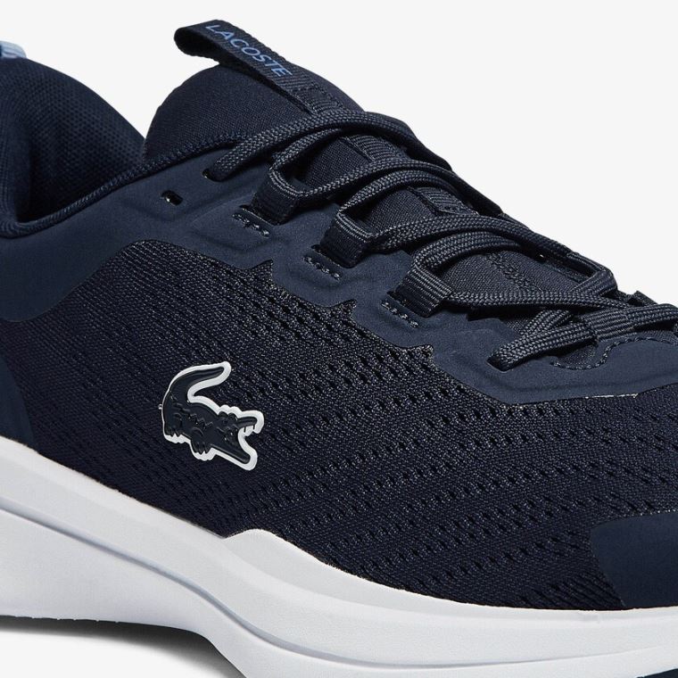 Lacoste Run Spin Textil Sneakers Sötétkék | SCTT0ZDb