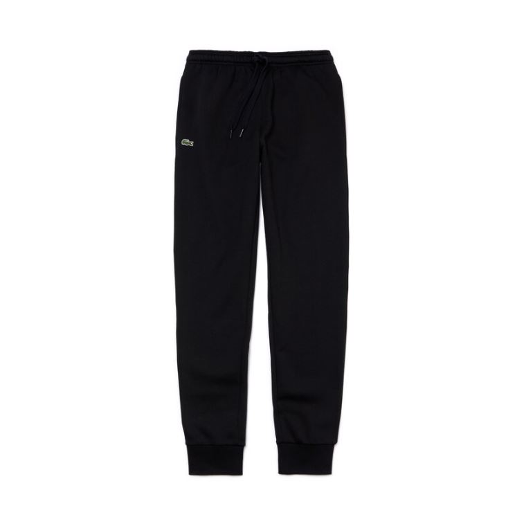 Lacoste SPORT Fleece Tenisz Sweatpants Fekete | D6dLs4U2