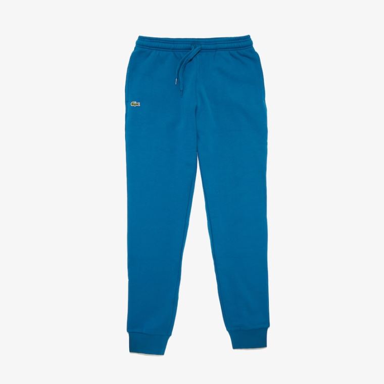 Lacoste SPORT Fleece Tenisz Sweatpants Kék | Ov5PxCra