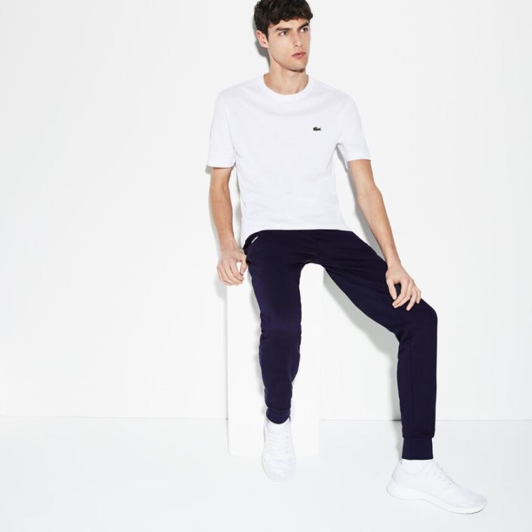 Lacoste SPORT Fleece Tenisz Sweatpants Sötétkék Kék | U0XSU3cT