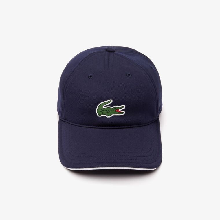 Lacoste SPORT Légáteresztő Piqué Golf Cap Sötétkék Kék Fehér | Y1LA6MdK