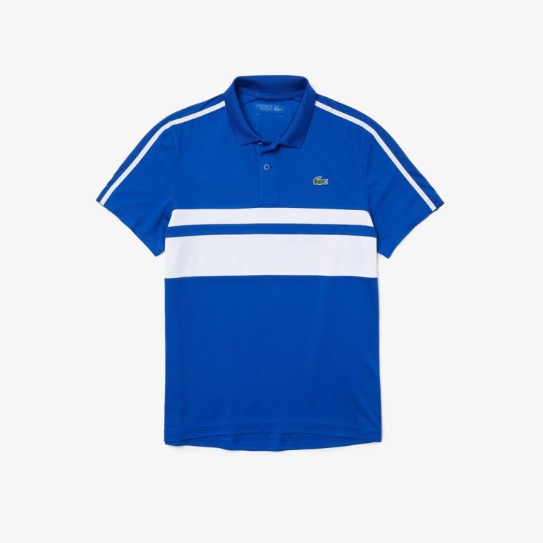 Lacoste SPORT Légáteresztő Piqué Tenisz Polo Shirt Fehér | d0Sm7ybC