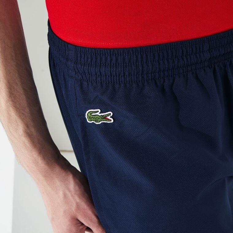 Lacoste SPORT Performance Side Zip Pálya Pants Sötétkék Kék | 1HYNXRIt