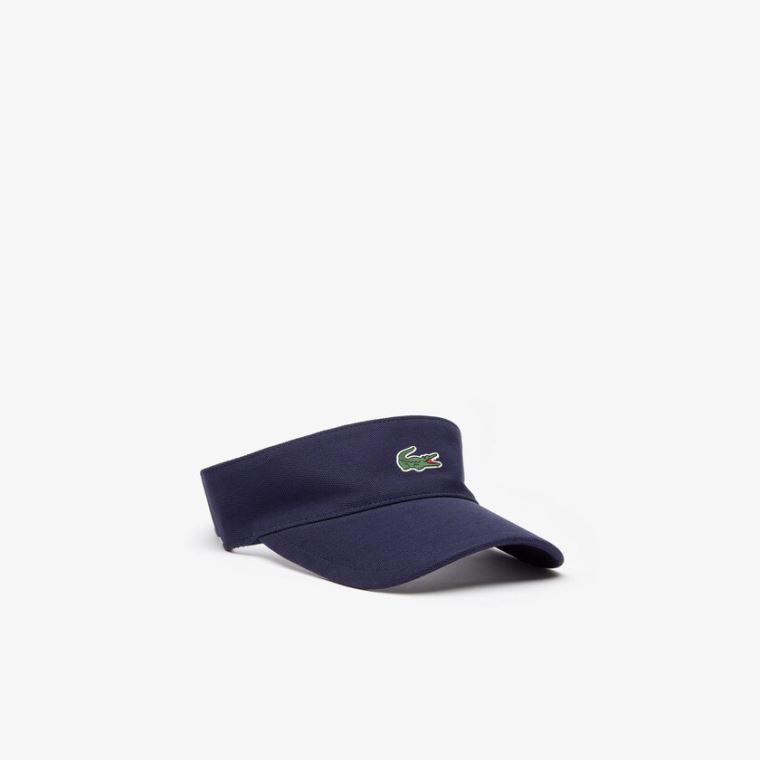 Lacoste SPORT Piqué And Fleece Tenisz Visor Sötétkék Kék | MReIGr5e