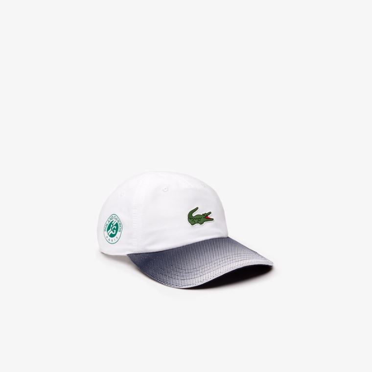 Lacoste SPORT Roland Garros Ombré Cap Fehér Sötétkék Kék | ETLMqACi