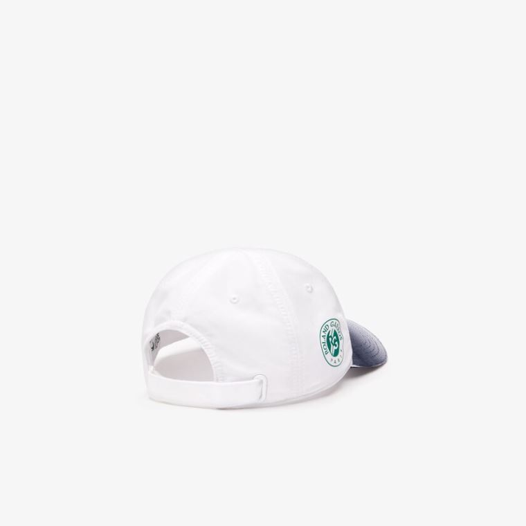 Lacoste SPORT Roland Garros Ombré Cap Fehér Sötétkék Kék | ETLMqACi