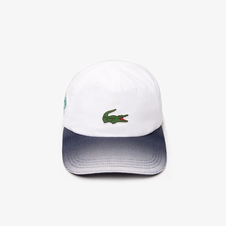 Lacoste SPORT Roland Garros Ombré Cap Fehér Sötétkék Kék | ETLMqACi