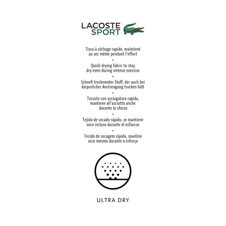 Lacoste SPORT Stretch Jersey Racerback Tenisz Tank Top Sötétkék Kék Fehér Zöld | 3A1xVPuM