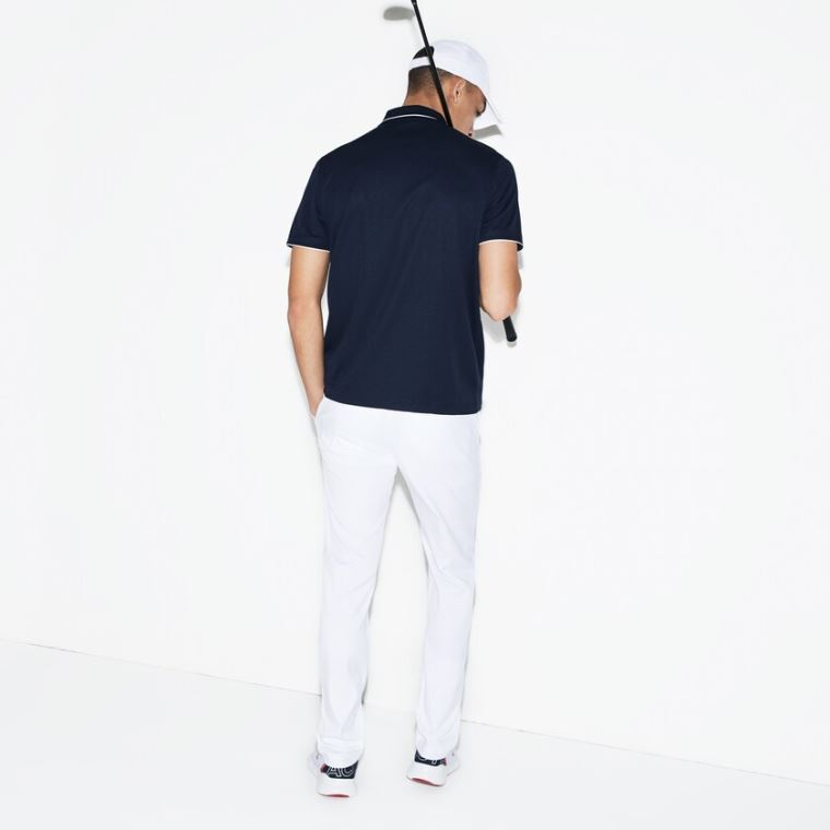 Lacoste SPORT Technical Gabardine Golf Chino Pants Fehér | S9rFYaiC