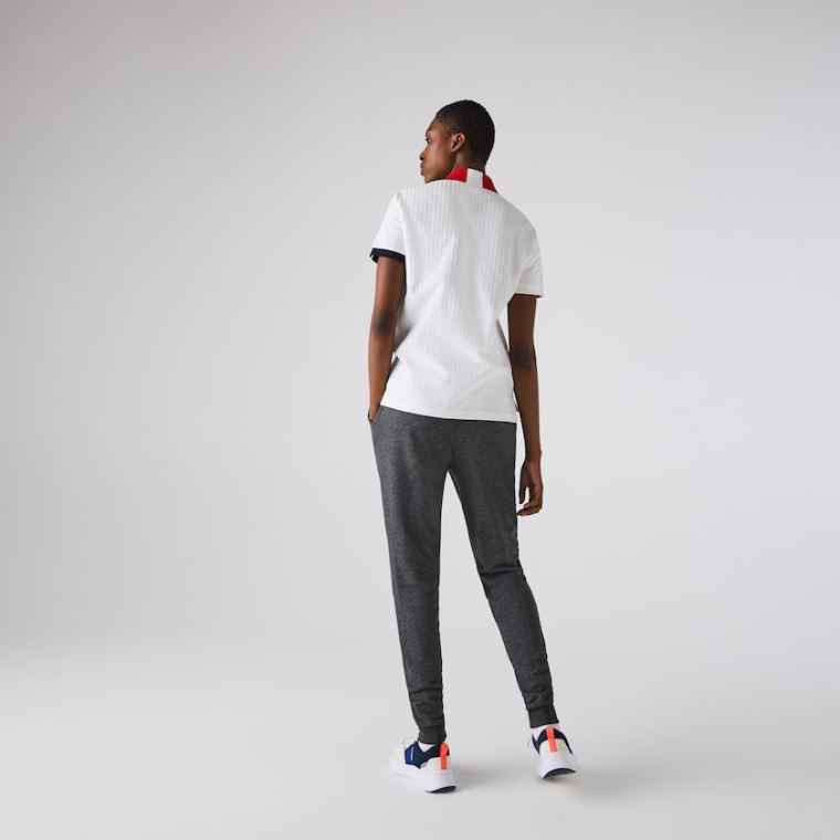 Lacoste SPORT Tenisz Fleece Trackpants Szürke | LycTJPj6