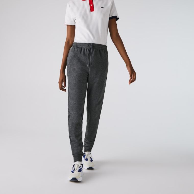 Lacoste SPORT Tenisz Fleece Trackpants Szürke | LycTJPj6