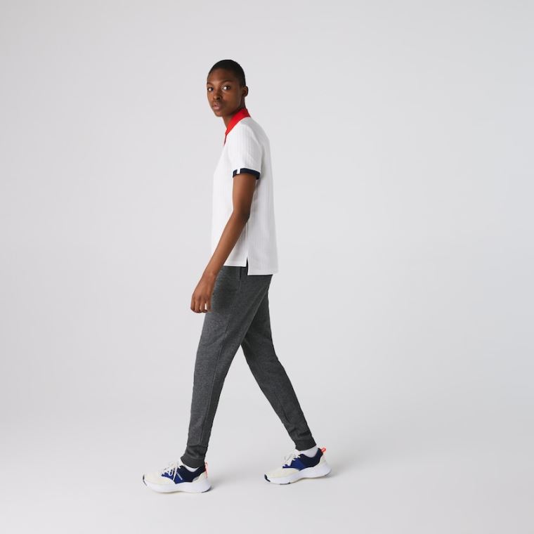 Lacoste SPORT Tenisz Fleece Trackpants Szürke | LycTJPj6