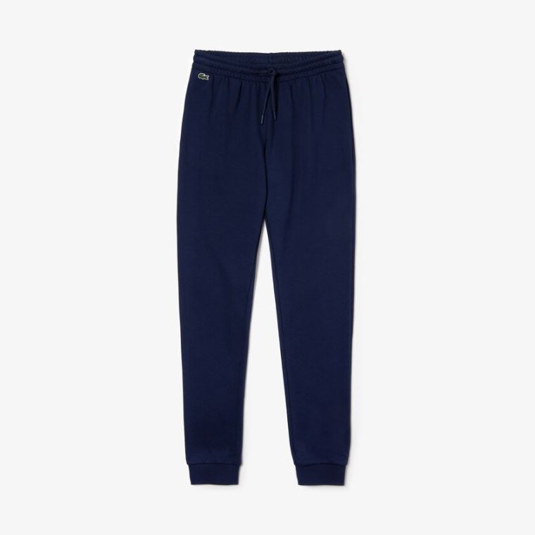 Lacoste SPORT Tenisz Fleece Trackpants Sötétkék Kék | tLBwQh3t