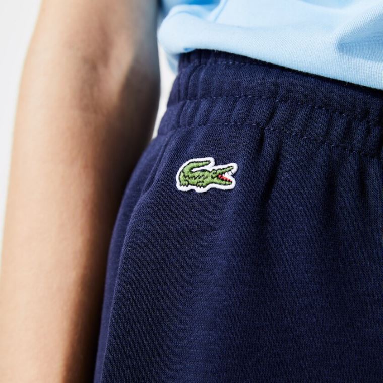 Lacoste SPORT Tenisz Fleece Trackpants Sötétkék Kék | tLBwQh3t